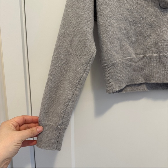 Aritzia Wilfred Clara Waist Sweater Grey Size XXS Women’s - Picture 3 of 7